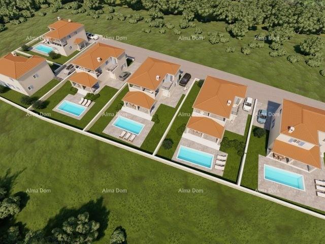 House LIŽNJAN! HOUSE FOR SALE UNDER CONSTRUCTION WITH A POOL.