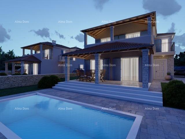 House LIŽNJAN! HOUSE FOR SALE UNDER CONSTRUCTION WITH A POOL.
