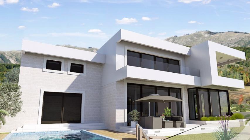 For sale villa with panoramic sea view in Blizikuce