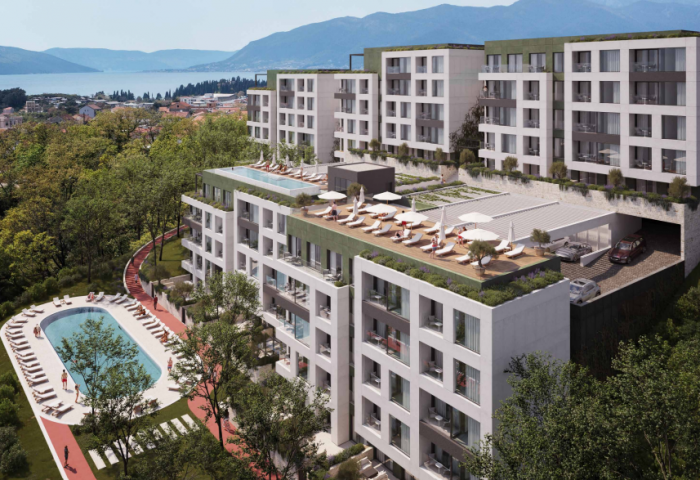 Modern Residential Complex with Sea View in Tivat