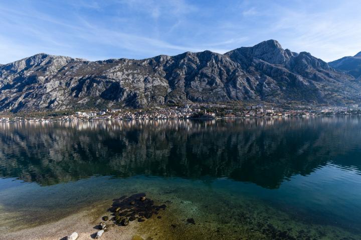 A luxurious three-story villa on the first sea line in  Kotor