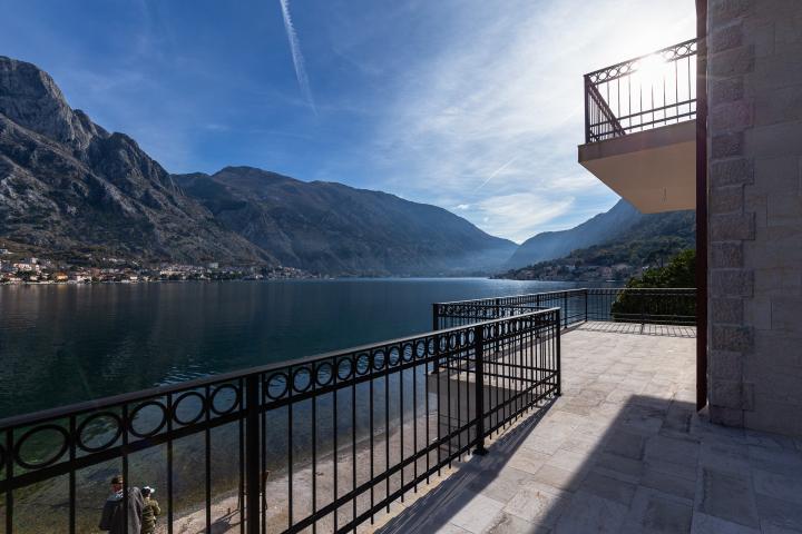 A luxurious three-story villa on the first sea line in  Kotor