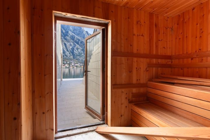 A luxurious three-story villa on the first sea line in  Kotor