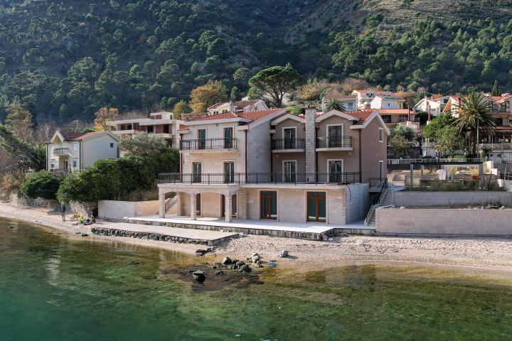 A luxurious three-story villa on the first sea line in  Kotor