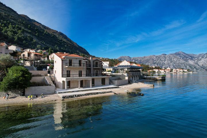 A luxurious three-story villa on the first sea line in  Kotor