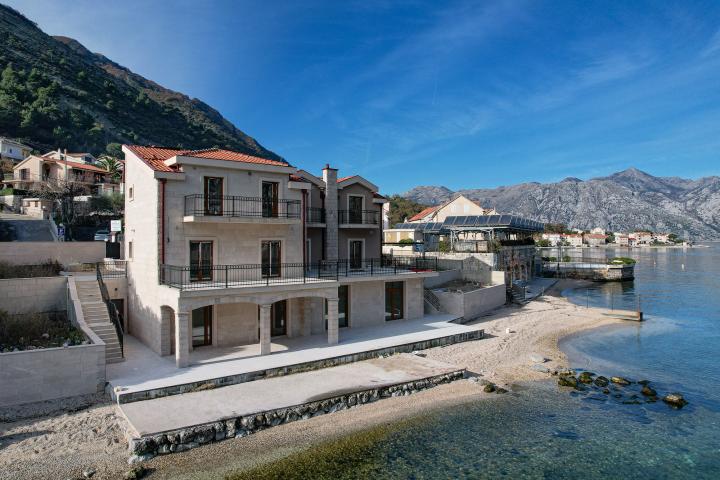 A luxurious three-story villa on the first sea line in  Kotor