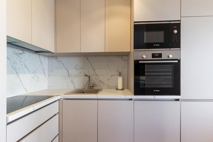 Three bedroom apartment with panoramic views of Sveti Stefan