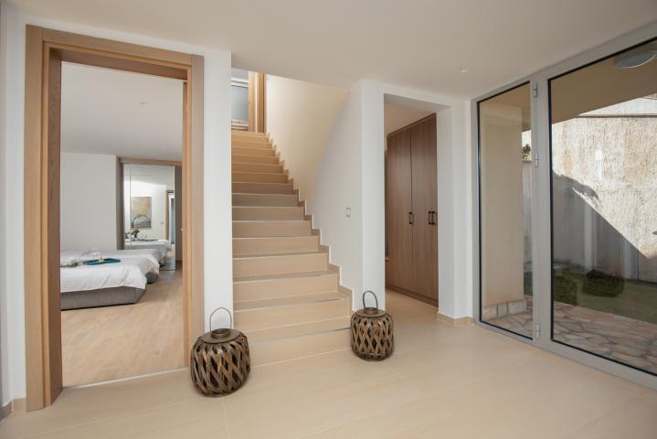 A complex of modern villas with a beautiful view