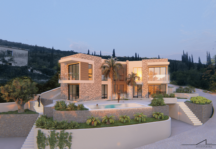 A new complex of villas near Herceg Novi