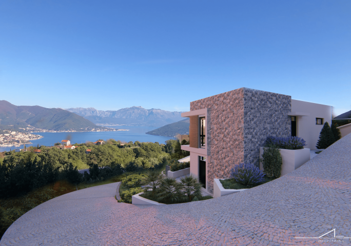 A new complex of villas near Herceg Novi