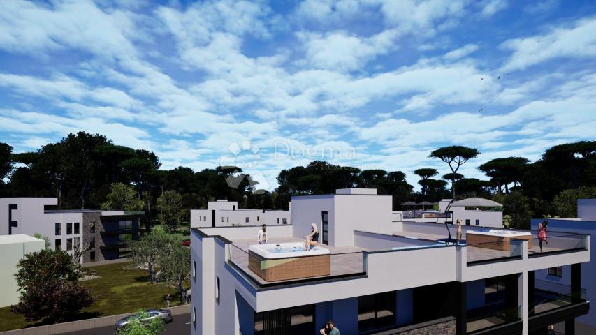 Crvene kuće S7: penthouse 3S+DB, krovna terasa