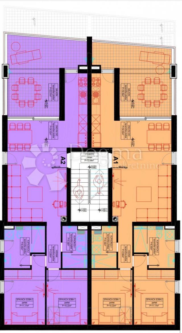 P5 NOVOGRADNJA S PREDIVNIM POGLEDOM - PENTHOUSE - ŠIMUNI