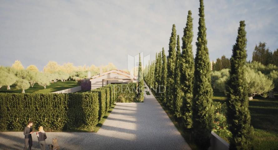 Poreč, okolica, elegantna prizemnica u nizu s bazenom