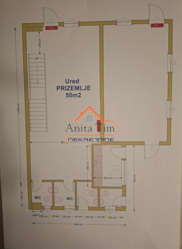 Sirobuja - Poslovna zona – novo renoviran uredski prostor 149,5 m²