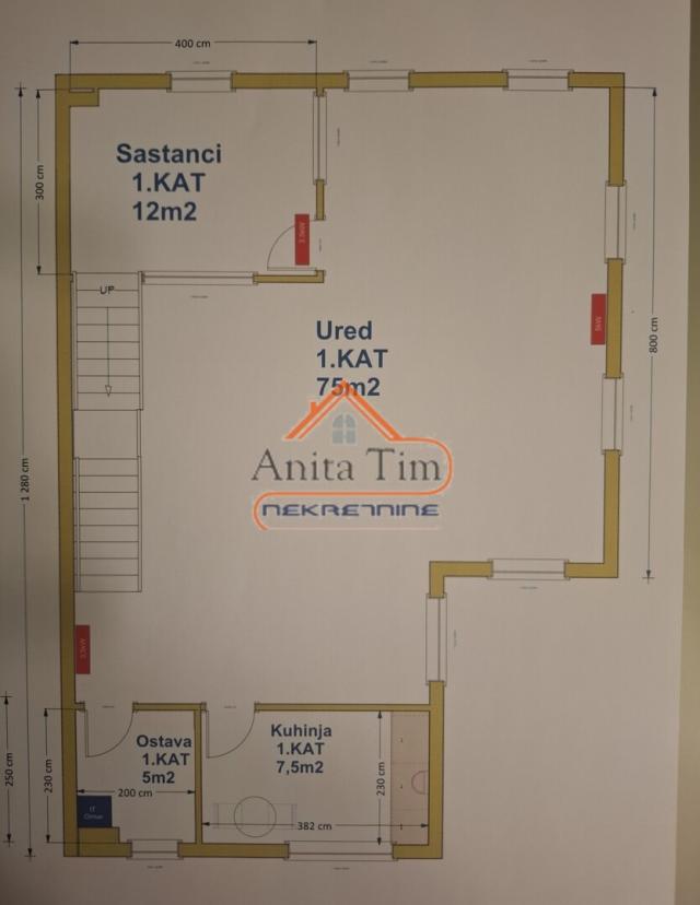 Sirobuja - Poslovna zona – novo renoviran uredski prostor 149,5 m²