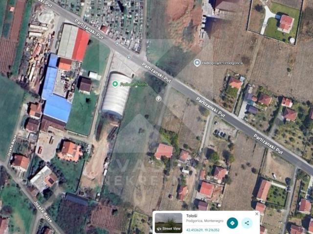 Izdavanje, Zemljište, Podgorica, Tološi, 394m2