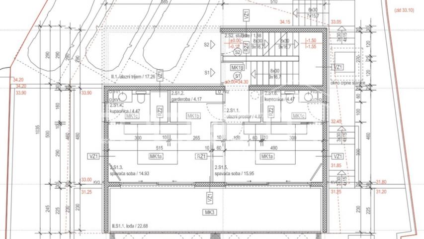 Luksuzni dvoetažni stan u novogradnji, 129,17m2- Vodice