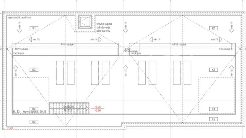 Penthouse s panoramskim pogledom, 205m2 – Vodice