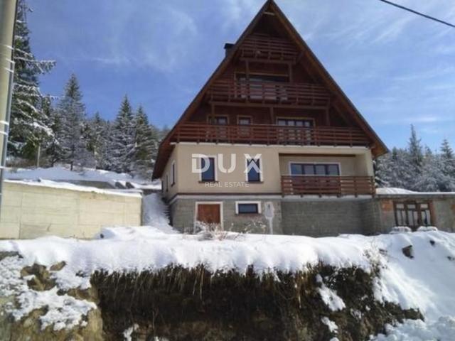 GORSKI KOTAR, RAVNA GORA - Gorska kuća za uživanje ili turistički najam, 6SDB, 380m2