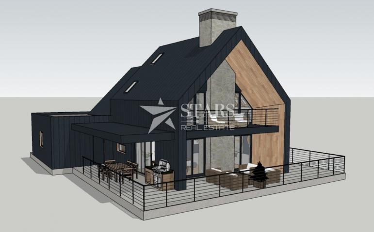 Gorski kotar, Fužine - građevinski teren sa idejnim projektom površine 1741 m2