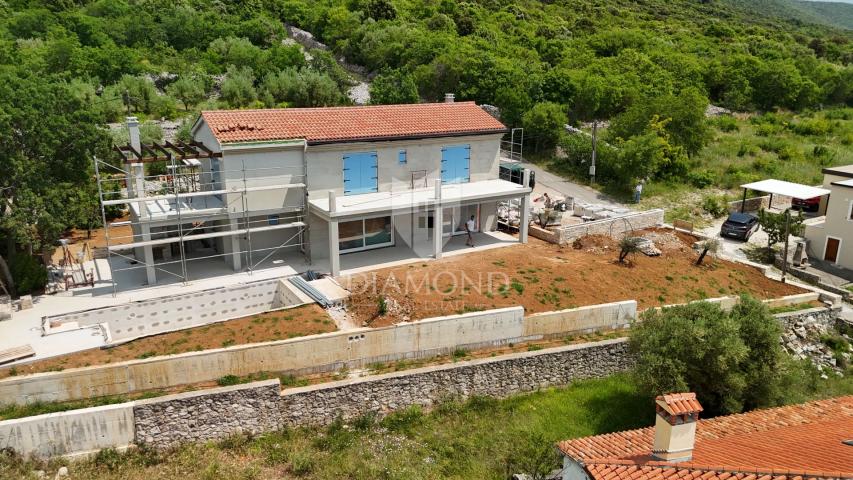 MEDITERANSKA VILLA U IZGRADNJI, LABIN, OKOLICA