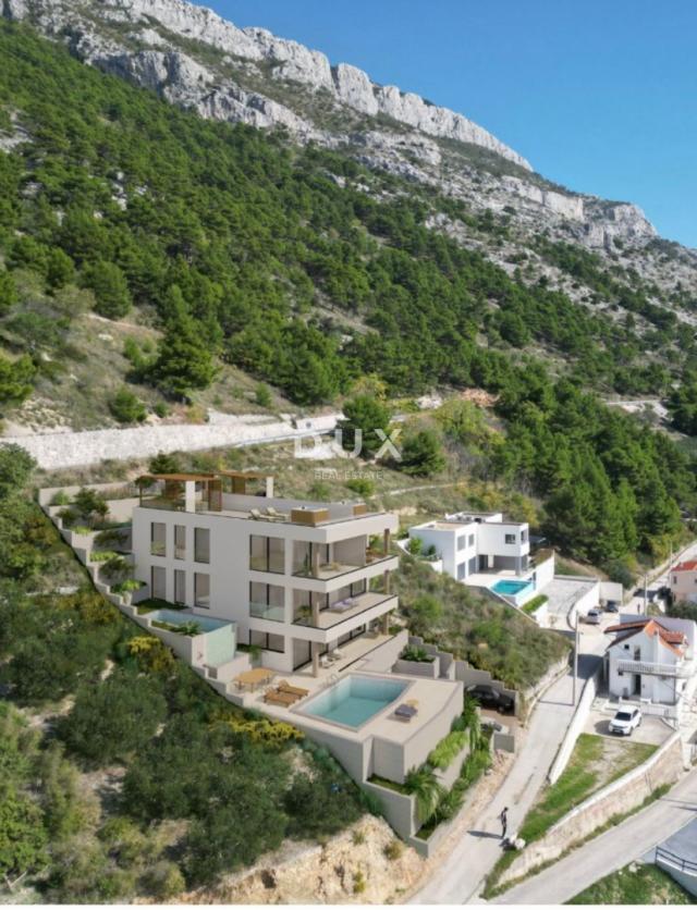 DALMACIJA, PISAK – Dvosobni stanovi s krovnom terasom