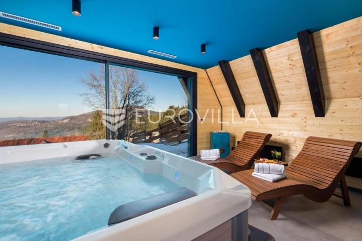 Gorski kotar, Kupjak, ekskluzivna kuća s jacuzzijem, wellnessom 200 m², bazen, okućnica 1700 m²