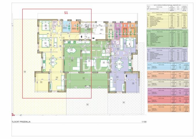 ŠIBENIK, VODICE – Ground floor apartment with a yard in a NEW BUILDING! OPPORTUNITY!