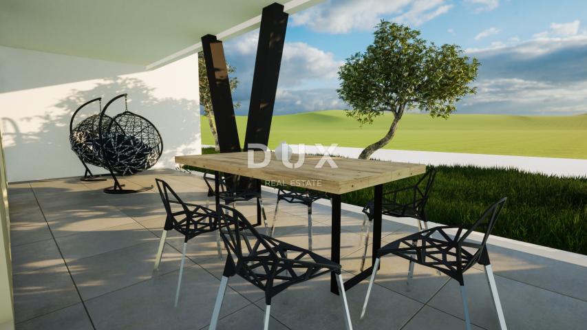 ŠIBENIK, VODICE – Ground floor apartment with a yard in a NEW BUILDING! OPPORTUNITY!