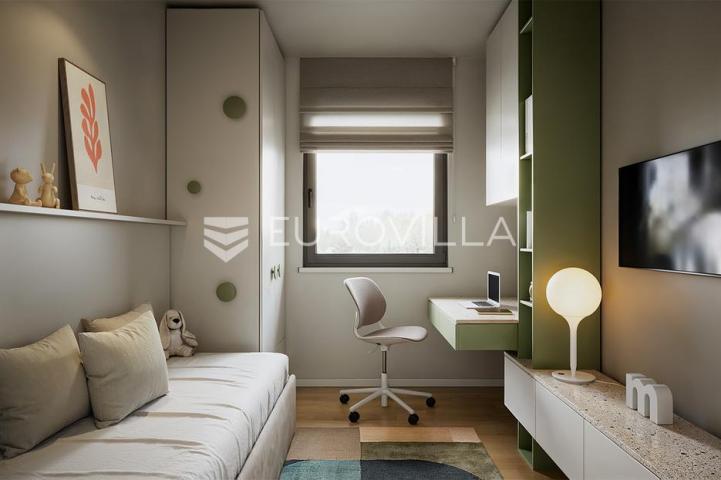 Zagreb, Šestine, luksuzni stan s dvije terase i garažom, 108 m²