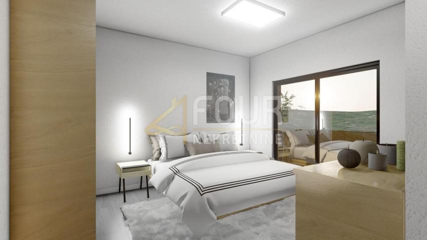 Otok Krk, Vrbnik, novogradnja, 142m2, 3s+db, terasa i 2 balkona