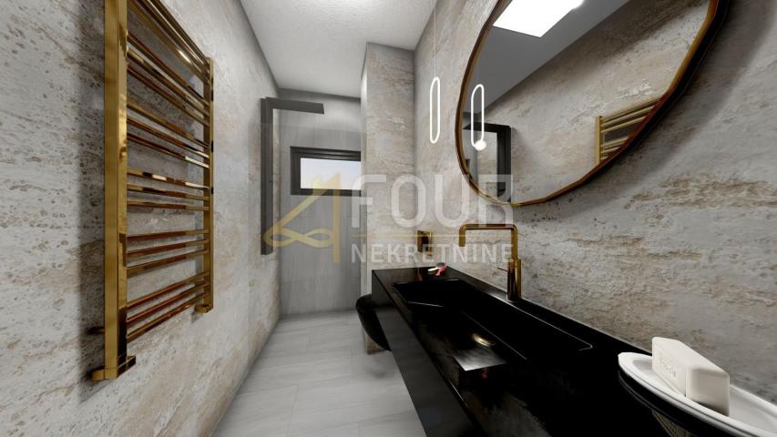 Otok Krk, Vrbnik, novogradnja, 142m2, 3s+db, terasa i 2 balkona