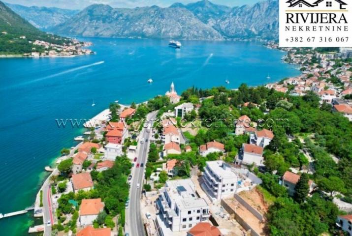 Na prodaju jednosoban stan u izgradnji u blizini mora Dobrota Kotor