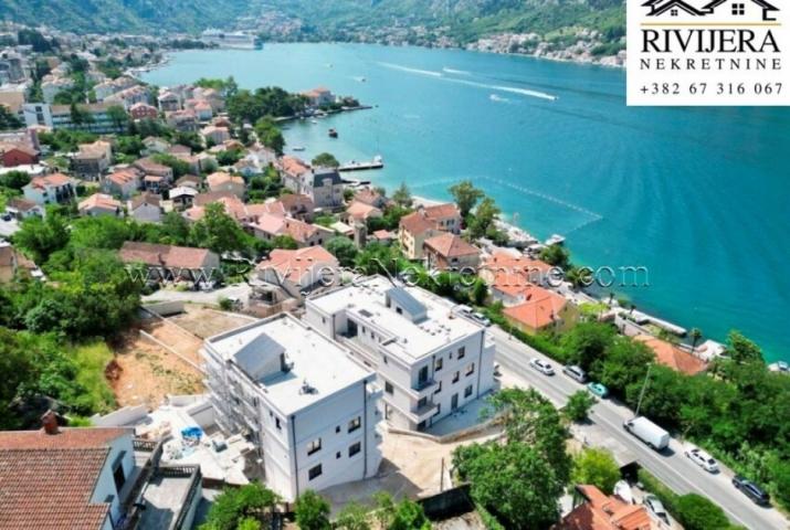 Na prodaju jednosoban stan u izgradnji u blizini mora Dobrota Kotor
