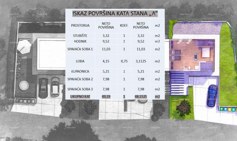Kuća POREČ - Moderna dvojna kuća s dvorištem (Kuća A)