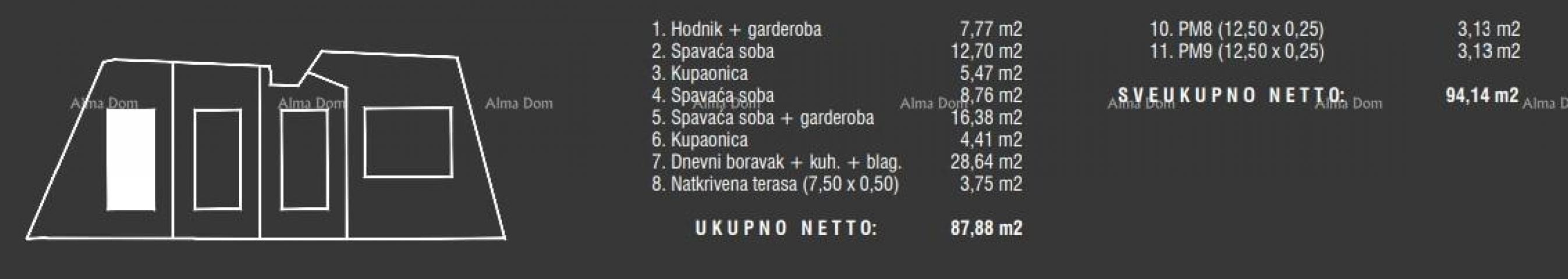 Stan Prodaja stanova u modernoj novogradnji s bazenom, blizu Fažane!