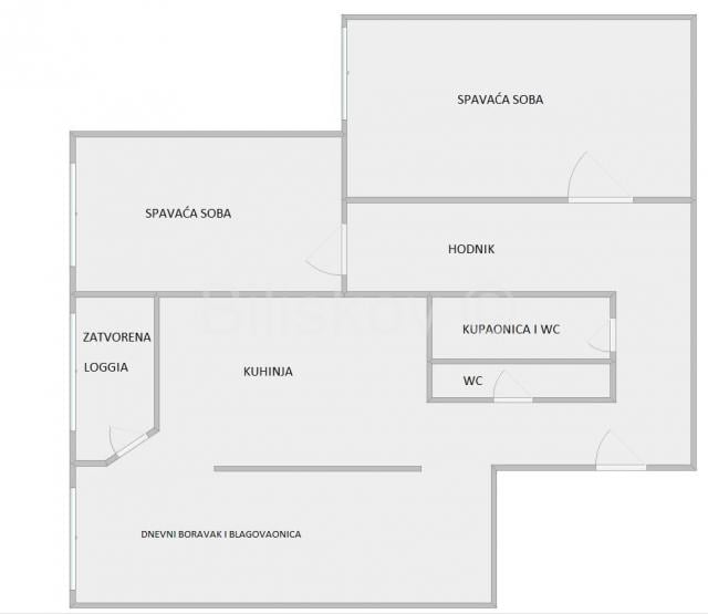 Prodaja, Sesvete, trosoban stan 75m2, na trećem katu zgrade