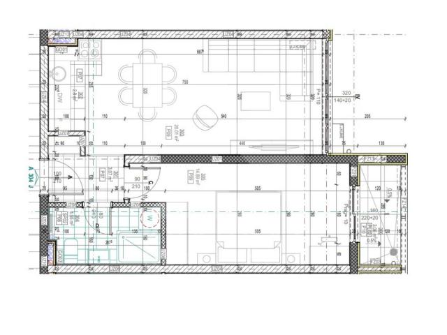 Prodaja, Jednosoban stan, Podgorica, Zabjelo, 48m2