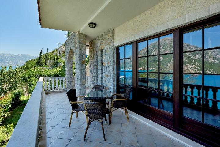 Villa Kostanjica in a waterfront closed-gate resort