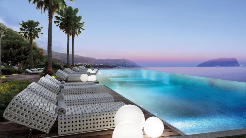 Exclusive 1 bedroom Sea-view Apartment, Swissôtel Riviera 5* Hotel Complex