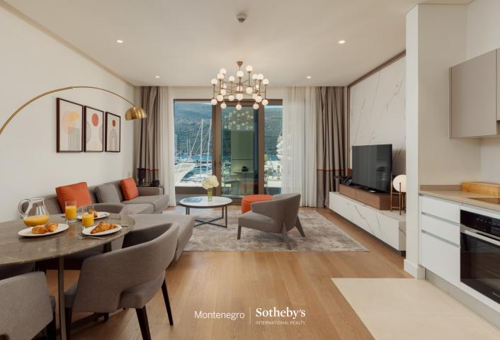 Furnished One Bedroom Marina View Apartment Portonovi