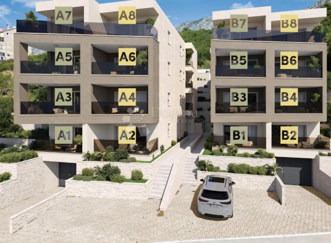 A8, stan s pogledom na more, Podgora
