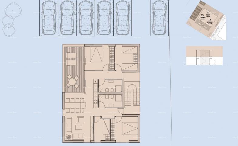 Apartment Sale of apartments in new construction, 5 minutes from the beach, Umag!