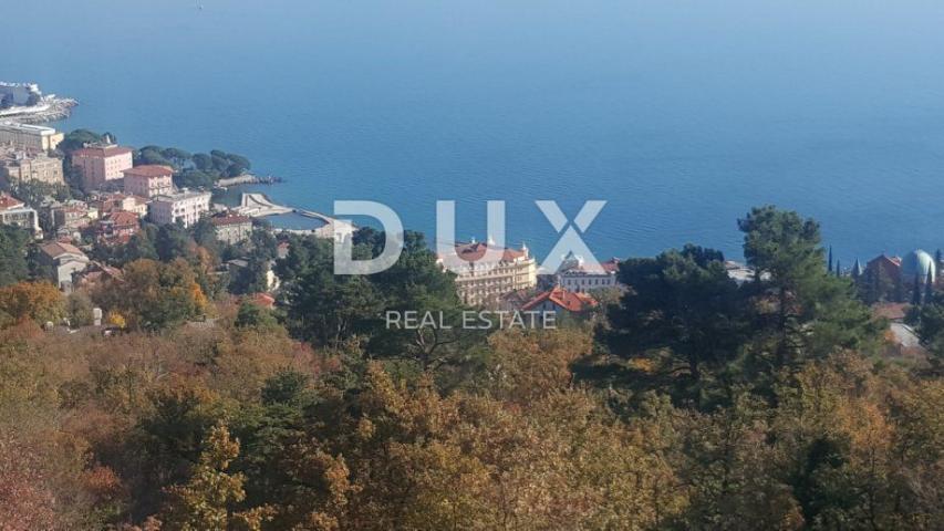 OPATIJA, KOLAVIĆI - građevinsko zemljište 6200m2 za 6 kuća s bazenom s najboljim pogledom na more