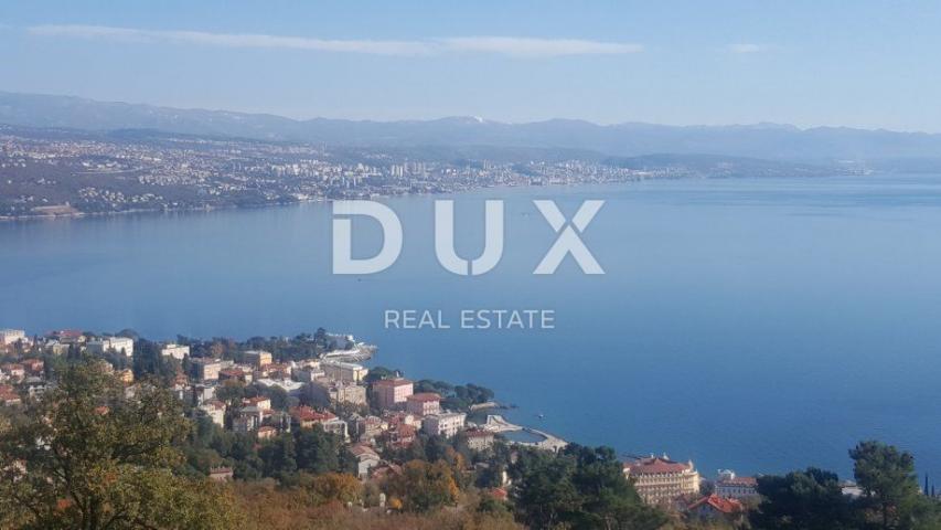 OPATIJA, KOLAVIĆI - građevinsko zemljište 6200m2 za 6 kuća s bazenom s najboljim pogledom na more