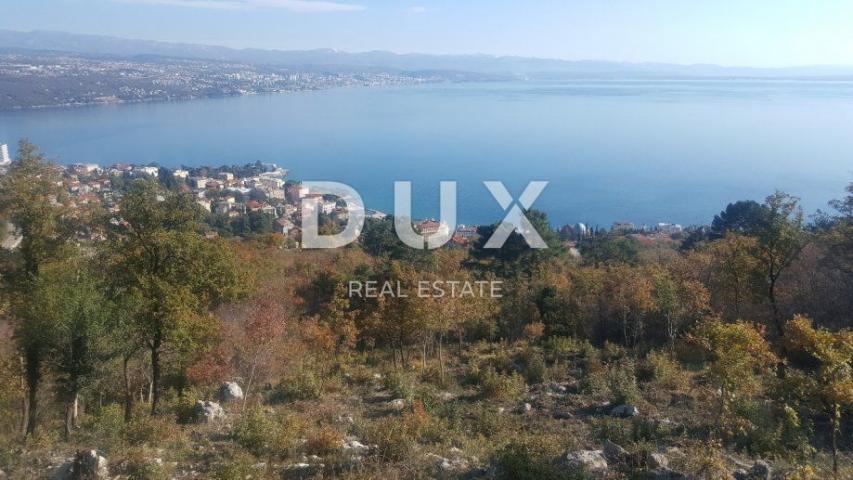 OPATIJA, KOLAVIĆI - građevinsko zemljište 6200m2 za 6 kuća s bazenom s najboljim pogledom na more