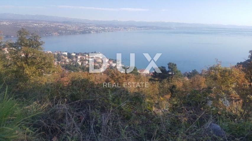 OPATIJA, KOLAVIĆI - građevinsko zemljište 6200m2 za 6 kuća s bazenom s najboljim pogledom na more