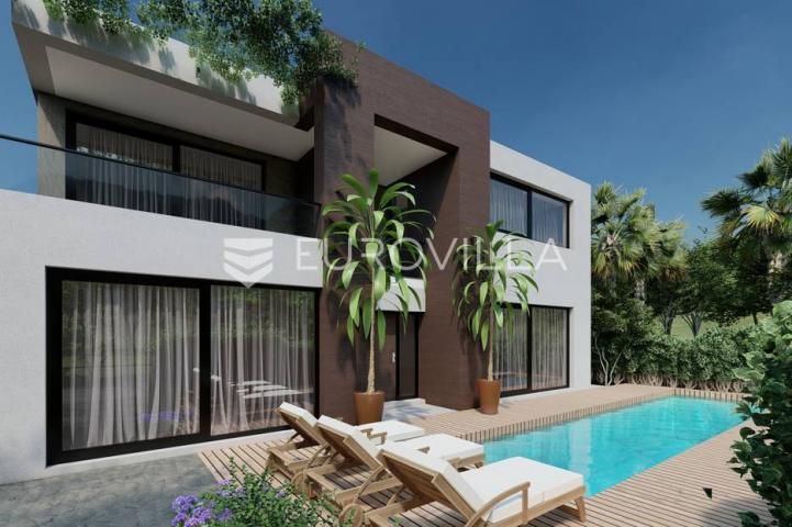 Zadar, Privlaka, villa s bazenom i pogledom na more
