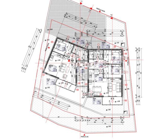 Novogradnja, stan s pogledom na more – Primošten, 63,27 m²