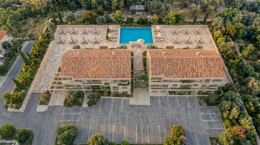 Jednosoban stan 46.87m² u luksuznom kompleksu Palazzo Jaz sa bazenom – Kovačko Polje, Kotor (Mogućno